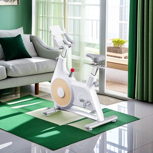 Bici a rotazione magnetica professionale per la palestra di casa con sistema di trasmissione a cinghia silenziosa bici da ciclismo Indoor - Product Image 5