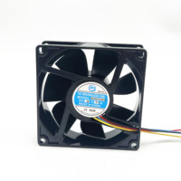 Ventilateur axial TOPFAN 80*80*25mm entièrement en aluminium 24V 48V 6200RPM IP68, ventilateur de refroidissement étanche 80mm pour applications extérieures
