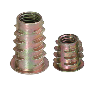 Chốt Đồ Nội Thất Bằng Hợp Kim Kẽm M4 M5 M6 M8 M10 Đai Ốc Chèn Gỗ Có Ren Lỗ Lục Giác Hệ Mét - Product Image 2