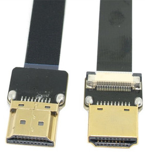FPV en ángulo hacia abajo de 90 grados, Mini HDMI macho a HDMI macho, Cable plano FPC de 50cm para multicóptero, enchufe de reproducción de fotografía aérea - Product Image 5