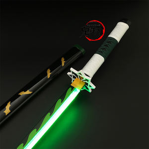 ดาบไม้33นิ้วดาบนินจาสำหรับงานปาร์ตี้คอสเพลย์ชินาซูกาว่าเกนยะมีไฟ LED - Product Image 1