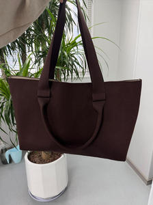 Bolsos de Playa de Moda para Mujer, Bolso de Mano de Ganchillo con Lazo Coqueto, Bolso Tote Tejido, Bolso de Hombro Jacquard Portátil - Product Image 6