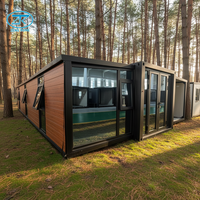 Prix attractifs pour les cabines préfabriquées, maisons préfabriquées isolées extensibles, maisons préfabriquées pliables, villas modulaires en conteneurs, Allemagne