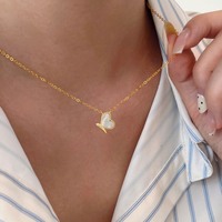 925 Sterling Zilver Moissanite Hart Moeder-van-Parel Ketting Fabriek Groothandel Fijne Liefde Valentijnsdag Jubileum Cadeau Sieraden