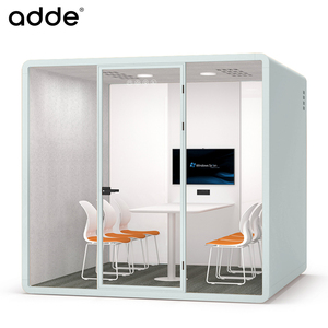 Cabina de reunión de oficina privada acústica móvil, reunión portátil insonorizada, estudio de trabajo de oficina, cabina a prueba de sonido - Product Image 4