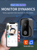 Sonnette de porte visuelle sans fil avec écran 4,3 pouces, interphone audio bidirectionnel, stockage local, installation facile - aucun câblage nécessaire