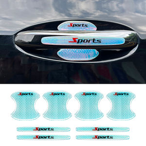 8 Uds. Pegatinas reflectantes autoadhesivas para <span class=keywords><strong>coche</strong></span>, Universal manija de <span class=keywords><strong>puerta</strong></span>, cubierta protectora contra arañazos, <span class=keywords><strong>protector</strong></span> de pintura para <span class=keywords><strong>puerta</strong></span> de <span class=keywords><strong>coche</strong></span> - Product Image 2