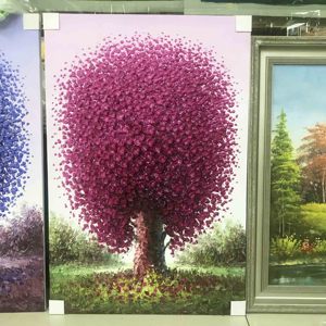 Pittura <span class=keywords><strong>a</strong></span> olio del fiore, Impasto arte immagine, immagine Senza Telaio telaio - Product Image 5