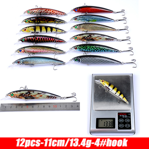 Señuelo de Pesca DORISEA Minnow, Plástico Impreso, Flotante, Hard Wobbler Crankbait, Ojos 3D, Cebo Artificial para Lago, Río, Marlín, Pargo - Product Image 2