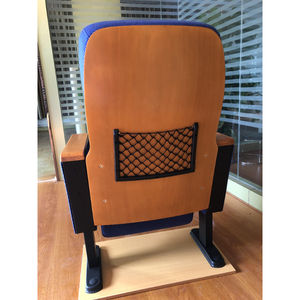 เก้าอี้หอประชุมพลาสติกพับได้ทำจากไม้สำหรับโรงละครโบสถ์รัฐบาลสำหรับใช้ในโรงแรมพร้อมแผ่นเขียน - Product Image 2