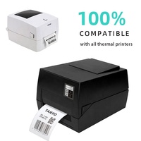Etiquetas Térmicas Autoadhesivas Libres de BPA de 50 x 30 mm, Precio de Fábrica para Impresión de Códigos de Barras y Puntos de Venta
