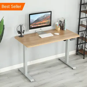 Adjust Height Ergonomic Single Motor Electric Sit to stand Up computer electric lifting office standing desk