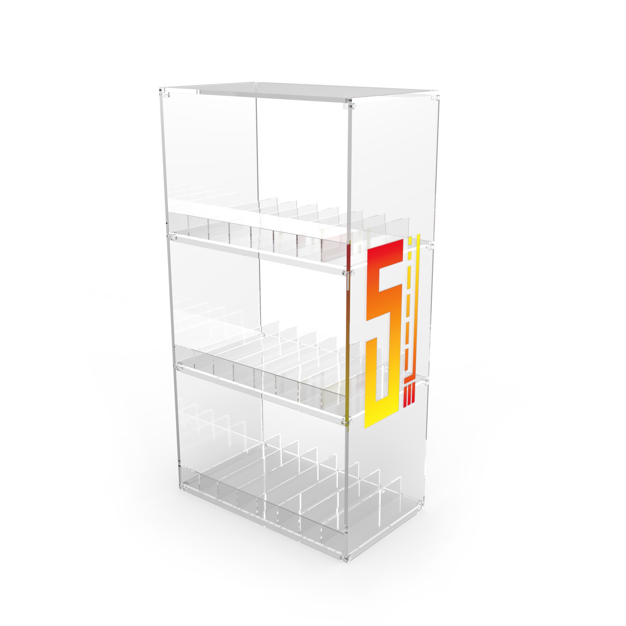 Apache Hot Selling Counter Top Acrylic and PVC Display Rack LED Display Rack for Products — view 3