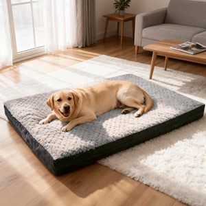 Cama para Perros Extra Grande de Espuma Viscoelástica Personalizada, con Forro Impermeable Duradero, Funda Extraíble y Lavable, Diseño Inteligente - Product Image 4