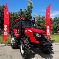 Traktor Mini Model Baru NLX1404 140HP dengan Transmisi Multi Gigi untuk Peralatan Pertanian dan Budidaya Lahan Pertanian