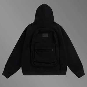 American Design Sense Three-dimensional Schoolbag <b>Cardigan</b> Hoodie Unisex Spring Autumn New Sporty Cartoon Anti-wrinkle Lined - Product Image 6