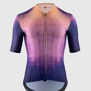 Maillot de cyclisme Zede élégant, respirant, imperméable, léger, imprimé multicolore, tendance, manches trois quarts, pour le cyclisme sur route - Product Image 1