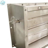 Régulateur de débit d'air manuel pour conduit rectangulaire HVAC pour la ventilation