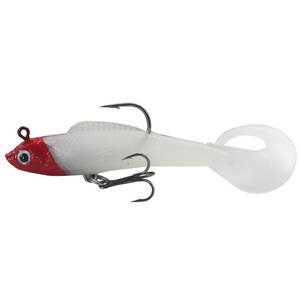 Hunthouse — Kit leurre méné avec tête plombée, appât artificiel de type poisson nageur avec queue souple à boucles, vente en gros, 10cm/9.5g - Product Image 6