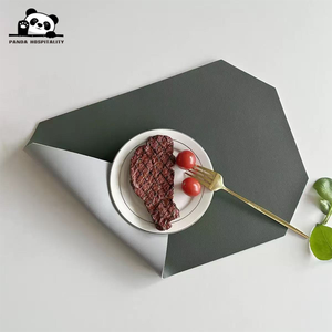 Tapete Antideslizante de Doble Cara y Doble Color, Estilo Occidental, de Cuero, Resistente al Aceite, para Mesa de Comedor de Hotel y Hogar - Product Image 6