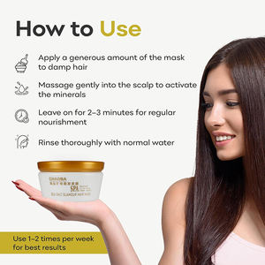 Maschera Professionale Detox al Sale Marino per Capelli, Trattamento Purificante Volumizzante per Salone, Pulizia Profonda <span class=keywords><strong>e</strong></span> Texturizzante - Product Image 5