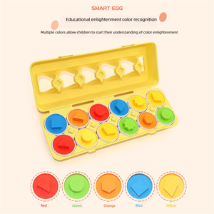 Giocattoli Educativi per la Prima Infanzia: Uova Intelligenti da Abbinare per Bambini di 3 Anni, Gioco di Riconoscimento delle Forme con Uova Artificiali Staccabili - Product Image 4