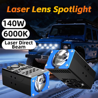Projecteur haute intensité DGLS XT07 100W 10000LM 6500K, barre LED tout-terrain, projecteur laser, grille, moto tout-terrain