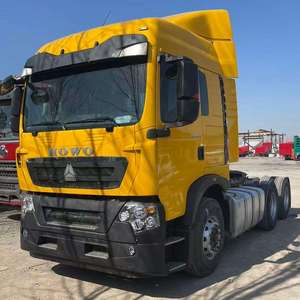 รถบรรทุกหัวลากมือสอง Sinotruk HOWO TX 6X4 ยูโร 3 ดีเซล Weichai สำหรับงานหนัก พวงมาลัยซ้าย 450 แรงม้า ขาย - Product Image 5