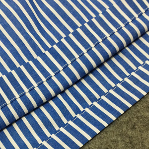 Grosir celana dalam kotak katun bergaris kasual celana Boxer katun sejuk 100% kustom pinggang elastis bermotif ukuran besar - Product Image 5