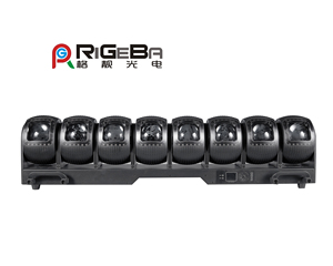 Dmx512 8 đầu vô hạn dẫn ánh sáng sân khấu chuyên nghiệp bánh xe nóng di chuyển ánh sáng đầu 360 độ xoay nhiều tùy chọn màu sắc - Product Image 1