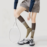 Nouvelles chaussettes de sport tricotées à compression pour jeunes femmes 2026 – Printemps/Été – Yoga, course, cyclisme – Amincissantes et très élastiques