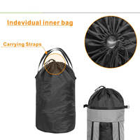 Sac à linge de taille personnalisée 2 en 1 Sac à linge étanche à cordon de haute qualité et durable