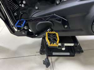 Levier de commande central en alliage style MX Custom World Motorcycle pour Softail <span class=keywords><strong>M8</strong></span> Lowrider <span class=keywords><strong>Street</strong></span> <span class=keywords><strong>Bob</strong></span> tous modèles, noir, pièce de rechange 1 - Product Image 2