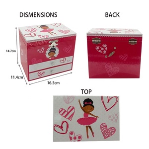 Caja Musical <span class=keywords><strong>para</strong></span> Joyas Jakos con 2 Cajones y Canción <span class=keywords><strong>de</strong></span> El Lago <span class=keywords><strong>de</strong></span> los Cisnes - Ideal <span class=keywords><strong>para</strong></span> Regalo <span class=keywords><strong>de</strong></span> Cumpleaños, <span class=keywords><strong>Navidad</strong></span> y Festividades <span class=keywords><strong>para</strong></span> Niñas - Product Image 3