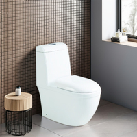 WC monobloc en céramique moderne, vente en gros d'articles sanitaires, cuvette de toilettes pour appartement