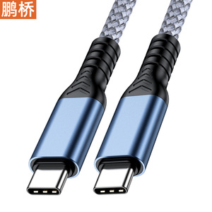 สาย USB 3.2 Type C to C ความเร็วสูง 20Gbps รองรับการถ่ายโอนข้อมูลความละเอียดสูง 8K รองรับการชาร์จเร็ว 5A สายถักป้องกันสัญญาณรบกวน ทำจากทองแดง - Product Image 3