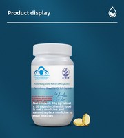 Compléments alimentaires à base d'huile de poisson en gélules molles pour renforcer l'immunité et aider à réduire les lipides sanguins.