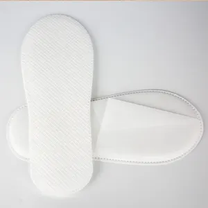 Wholesale Custom Logo Disposable Eco Hotel Slippers for Men Light Felt Slippers for Hotel Guest