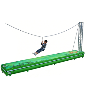 Fosse à <span class=keywords><strong>mousse</strong></span> gonflable avec couverture souple pour parc d'attractions intérieur, parc de <span class=keywords><strong>trampoline</strong></span>, <span class=keywords><strong>protection</strong></span> de tyrolienne - Product Image 1