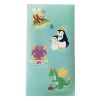 Autocollants imprimés UV A4 A5 A6, vinyle adhésif laminé mat, étiquettes imperméables, animaux mignons