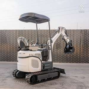 รถขุดขนาดเล็ก 1.3 ตัน จากโรงงานโดยตรง รับทำโลโก้และอุปกรณ์เสริมตามสั่ง รถขุดไฮดรอลิกแบบตีนตะขาบขนาดเล็ก - Product Image 1