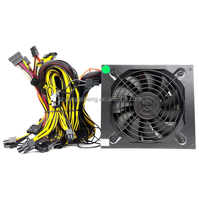 Computer 1800W ATX 80 Platinum Graphic Card Power Supply For Motherboard 100-240V