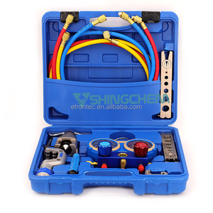 เครื่องวัด R134A <span class=keywords><strong>Manometer</strong></span> สำหรับทำความเย็น AC ขนาด60นิ้วพร้อมท่อ R12สารทำความเย็น R404 R22 - Product Image 4