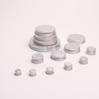 Vente en gros usine – Couvercles à vis en aluminium de 18 mm, 20 mm, 24 mm, 38 mm, 45 mm, 52 mm pour bouteilles et pots, couvercles métalliques à vis de qualité alimentaire