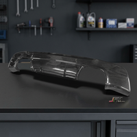 Diffuseur arrière en fibre de carbone et composite fibre de verre JPMCarbon pour E92/E93 M-Sport 2008-2013 avec embouts d'échappement quadruples - Neuf en boîte