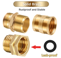 Adaptateur de soufflage en laiton pour camping-car, ensemble complet pour tuyau d'arrosage, tuyau, robinet d'eau, pulvérisateur et plus encore