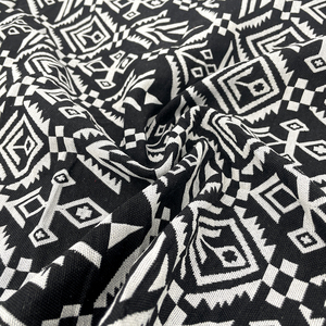 Afrique Classics Style Noir <span class=keywords><strong>Bleu</strong></span> Coton Jacquard Tissu Brocart Tissé pour Vêtement Rembourrage Sacs Chaussures-pour Garçons et Filles - Product Image 3