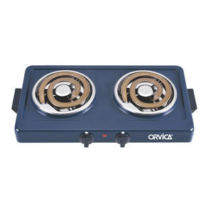 Placa Calefactora de 2 Hornillas, 2000W de Alta Potencia, Placa Eléctrica Blanca, Cocina Portátil para el Hogar, Uso en Cocina, 220V - Product Image 1