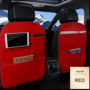 Tapis de protection anti-rayures pour siège arrière de voiture, en cuir, premium, anti-rayures, anti-taches, avec poches d'organisation - Product Image 5