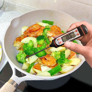 Food <b>Thermometer</b> Digital <b>Probe</b> Metal Extended Kitchen Measuring Tool Water Oil Temperature Detector - Product Image 4